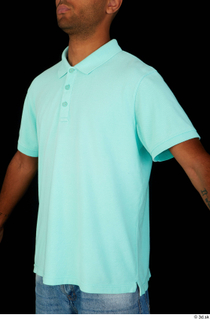 Aaron blue t-shirt dressed upper body 0002.jpg